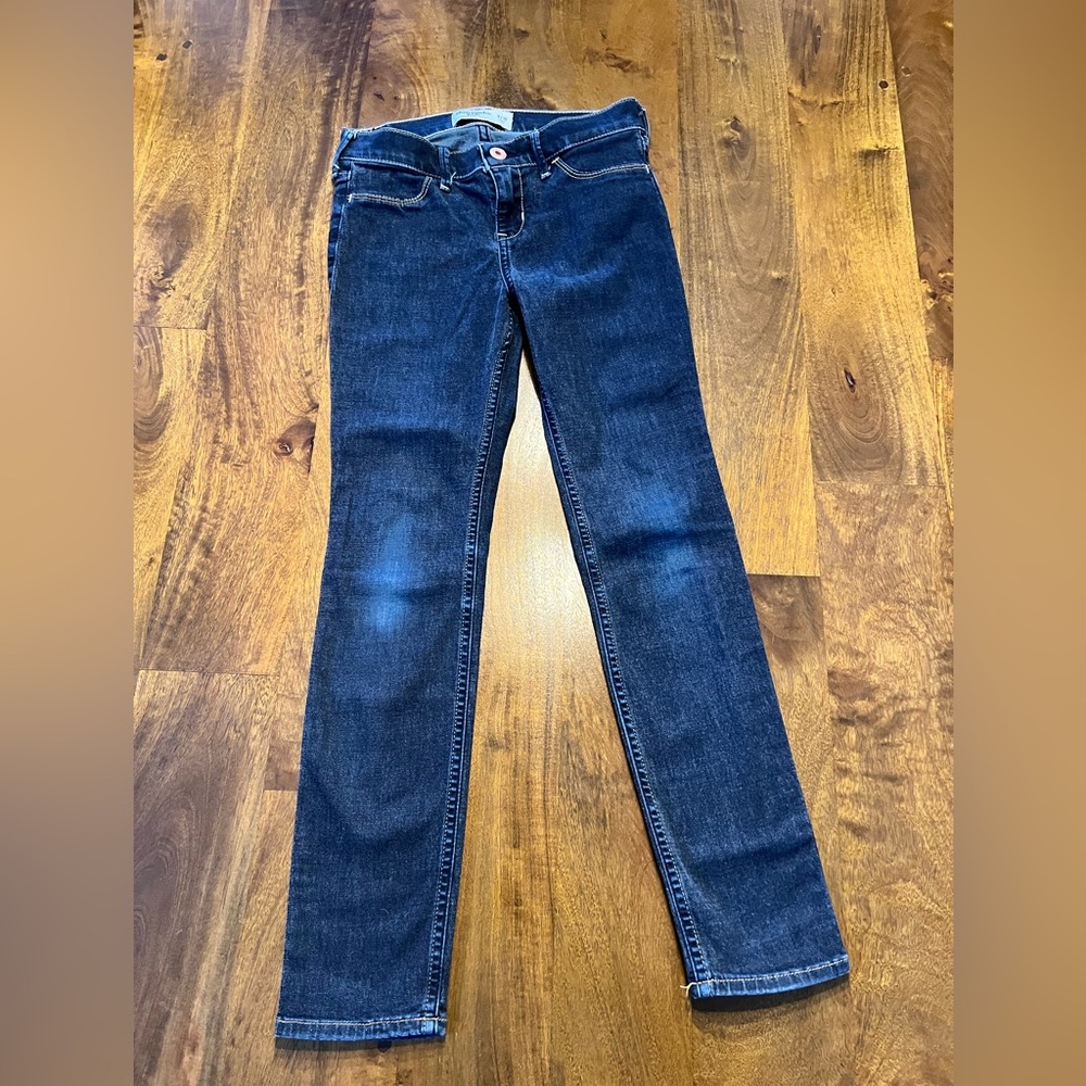 Abercrombie Kids Dark Blue Jeggings/Jeans Size 9/10